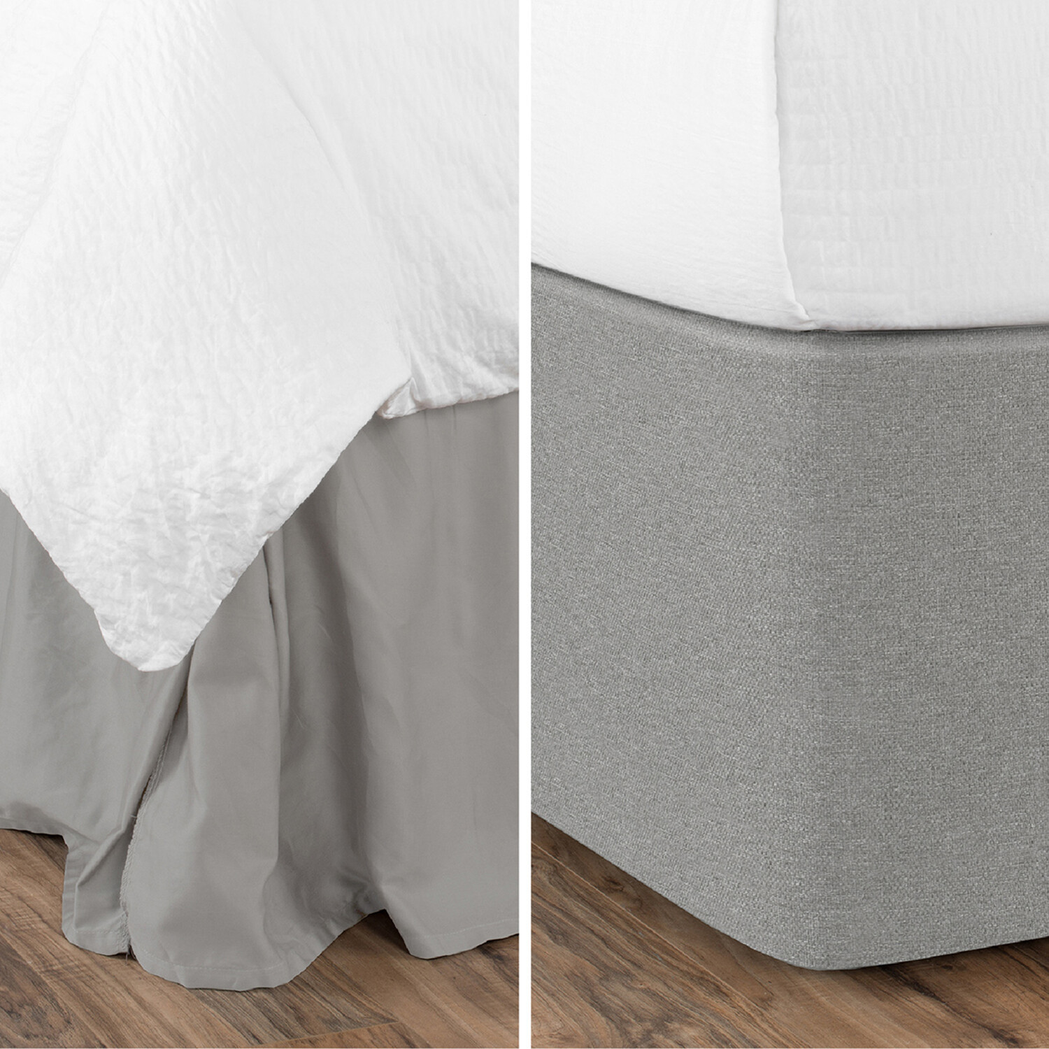 Wrap Around Bed Skirt - Circa Bed Wrap  Modern Bed Skirt Alternative -  Standard Textile Home