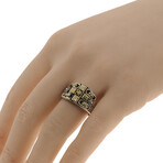 Konstantino // Kleos Sterling Silver + 18K Yellow Gold Ring // Ring Size: 6.75 // New