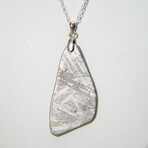 Genuine Natural Seymchan Meteorite Pendant with 18" Sterling Silver Chain V.1 // 8.8 g