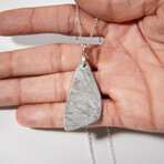 Genuine Natural Seymchan Meteorite Pendant with 18" Sterling Silver Chain V.1 // 8.8 g