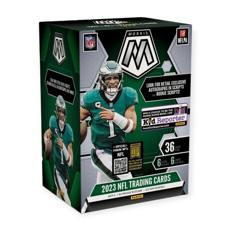 2023 Panini Mosaic NFL Football Blaster Box // Chasing Rookies (Richardson, Young, Stroud, Robinson Etc.) // Sealed Box Of Cards