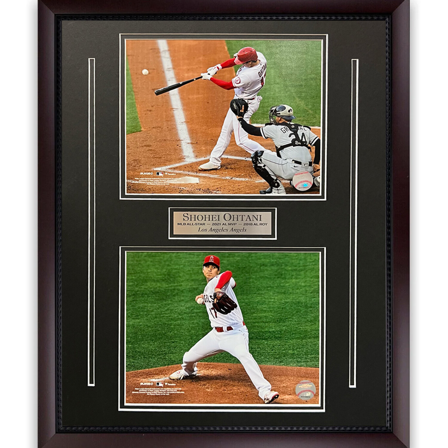 Shohei Ohtani // Los Angeles Angels // Unsigned 2-Way Collage + Framed -  Collectible Cards, Photos, Gear, & More - Touch of Modern