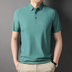 Solid Polo // Green (2XL)
