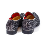 Exclusive Designer Dress Shoes // Shiny Black Crocodile Pattern (Euro: 43)
