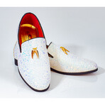 Exclusive Designer Dress Shoes // Shiny White (Euro: 41)