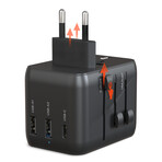 WorldCharge Universal Travel Adapter with USB-C 