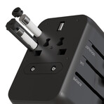 WorldCharge Universal Travel Adapter with USB-C 