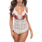 Lace Bodysuit // White (XS)