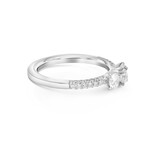 Piero Milano // 18K White Gold Diamond Engagement Ring // Ring Size: 6.75 // New