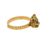 Gucci // Le Marche Des Merveilles 18K Yellow Gold Diamond Statement Ring // Ring Size: 6 // New