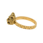Gucci // Le Marche Des Merveilles 18K Yellow Gold Diamond Statement Ring // Ring Size: 6 // New