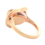 Mimi Milano // 18K Rose Gold Rose Quartzite Cocktail Ring // Ring Size: 5 // New
