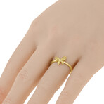 Mimi Milano // Farfalla 18K Yellow Gold Diamond Statement Ring // Ring Size: 6.5 // New
