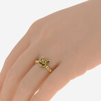 Gucci // Le Marche Des Merveilles 18K Yellow Gold Diamond Statement Ring // Ring Size: 6.25 // New