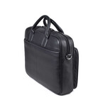 Laptop Bag // Leather // Black