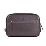 Toilet Bag // Leather // Brown