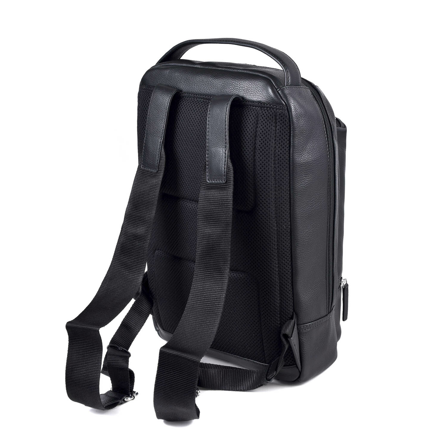 Backpack // Leather // Black - Miguel Bellido Genuine Leather Bags ...