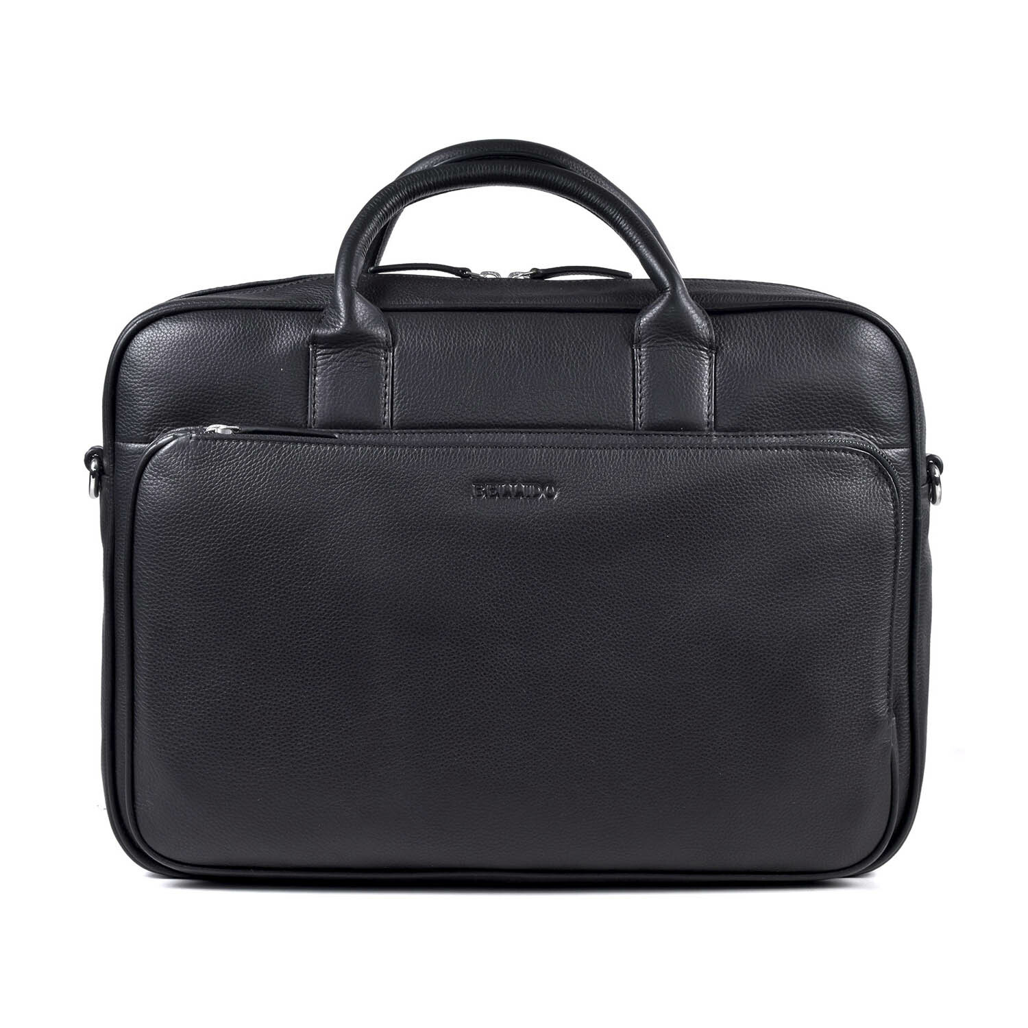 Laptop Bag // Leather // Black - Miguel Bellido Genuine Leather Bags ...