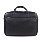 Laptop Bag // Leather // Black