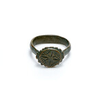 Medieval Ring With Cross // 9th-14th century AD