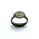 Medieval Ring With Cross // 9th-14th century AD