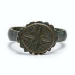 Medieval Ring With Cross // 9th-14th century AD