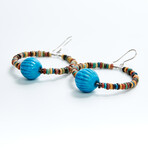 Gorgeous Ancient Egyptian Bead Earrings // Beads 1570-525 BC