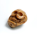 Large Tibetan Bone Skull Bead // 17th-18th Century AD