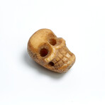 Small Tibetan Bone Skull Bead #1 // 17th-18th Century AD