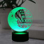 3D Light Moon & Back
