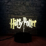 3D Light Harry Potter Logo