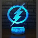 3D Light DC // The Flash Logo
