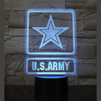 3D Light Army Logo