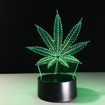 3D Light Pot Leaf