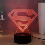 3D Light DC // Superman Logo