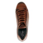 36's Croc Leather Laceless Low Top Sneaker // Cognac (US: 7)