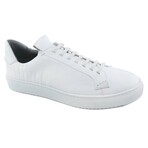 36'S Laceless Low Top // White Croco (US: 11)