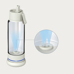 The WaterH Smart Bottle // Ivory White