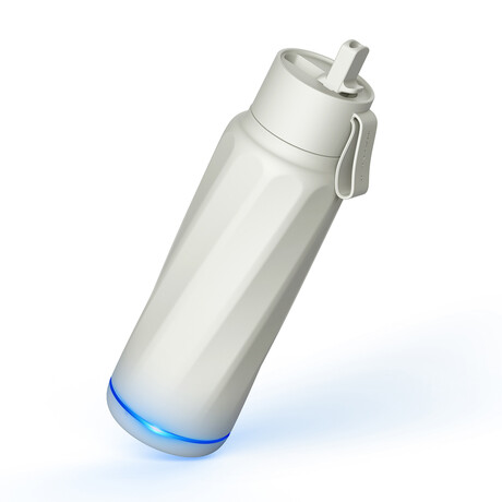 The WaterH Smart Bottle // Ivory White