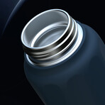 The WaterH Smart Bottle // Magnetite Blue