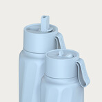 The WaterH Smart Bottle // Seashell Blue