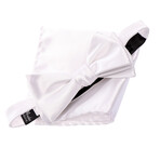 Bow Tie And Hanky Set // White II