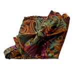 Bow Tie And Hanky Set // Rainbow Paisley