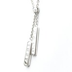 Tiffany & Co. // 18k White Gold 1837 Necklace With Diamond // 15.94" // Store Display