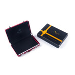 Metal Business Card Holder // Red