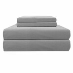 Micro Flannel® Solid Sheet sets// GreyStone (Twin)