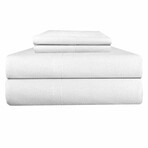 Micro Flannel® Solid Sheet sets // White (Twin)