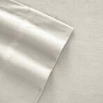 Micro Flannel® Solid Sheet sets// Ivory (Twin)