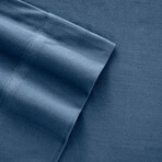 Micro Flannel® Solid Sheet sets //Smokey Mt Blue (Twin)