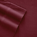 Micro Flannel® Solid Sheet sets // Wine (Twin)